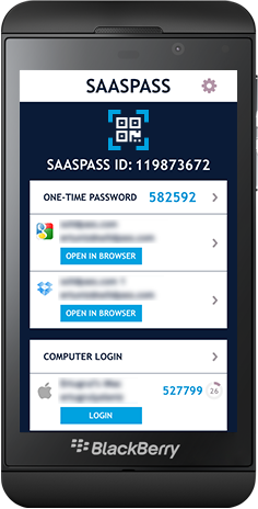 iphone with one time password