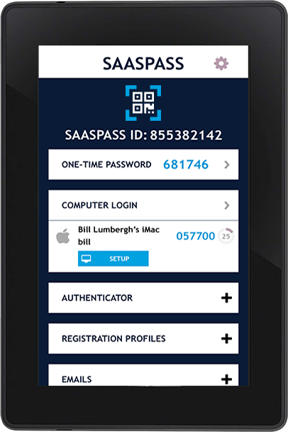 android with one time password