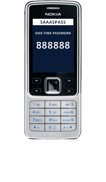 iphone with one time password